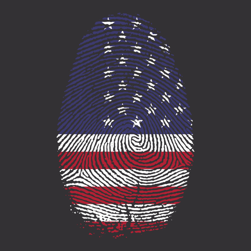 Usa Flag Finger Print Vintage Short by Chiks | Artistshot