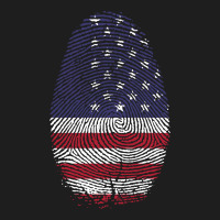 Usa Flag Finger Print Classic T-shirt | Artistshot