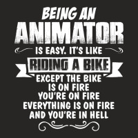 Being An Animator Ladies Fitted T-shirt | Artistshot