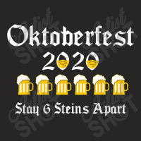 Oktoberfest 2020 6 Stein Apart Beer Ladies Fitted T-shirt | Artistshot