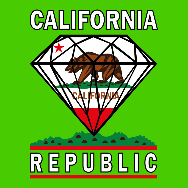 California Diamond Republic Octagon Keychain | Artistshot