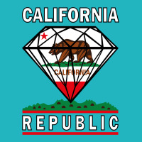 California Diamond Republic Ribbon Keychain | Artistshot