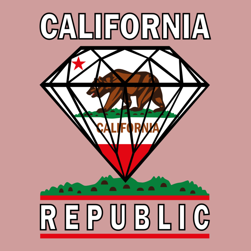 California Diamond Republic Frp Heart Keychain | Artistshot
