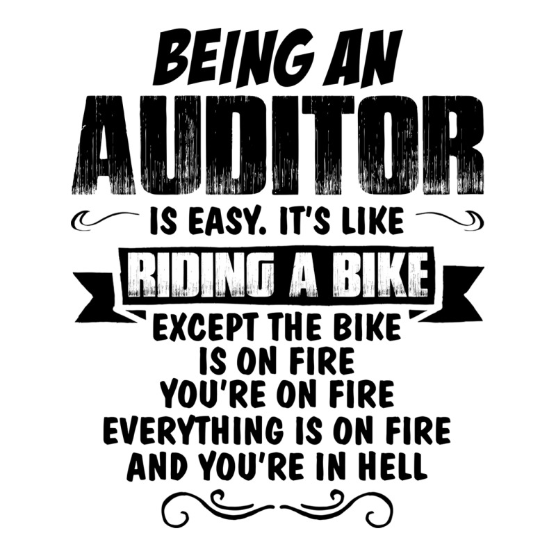 Being An Auditor Copy V-neck Tee | Artistshot