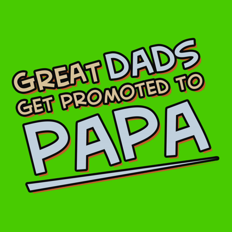 Great Dads Get Promoted To Papa Silver Rectangle Keychain | Artistshot