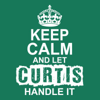Keep Calm And Let Curtis Handle It Rectangle Keychain | Artistshot