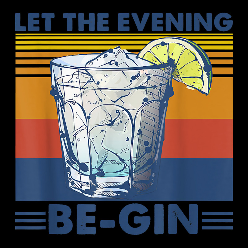 Let The Evening Be Gin With Gin And Tonic Juniper Vintage T Shirt Lightweight Hoodie by towamingle | Artistshot