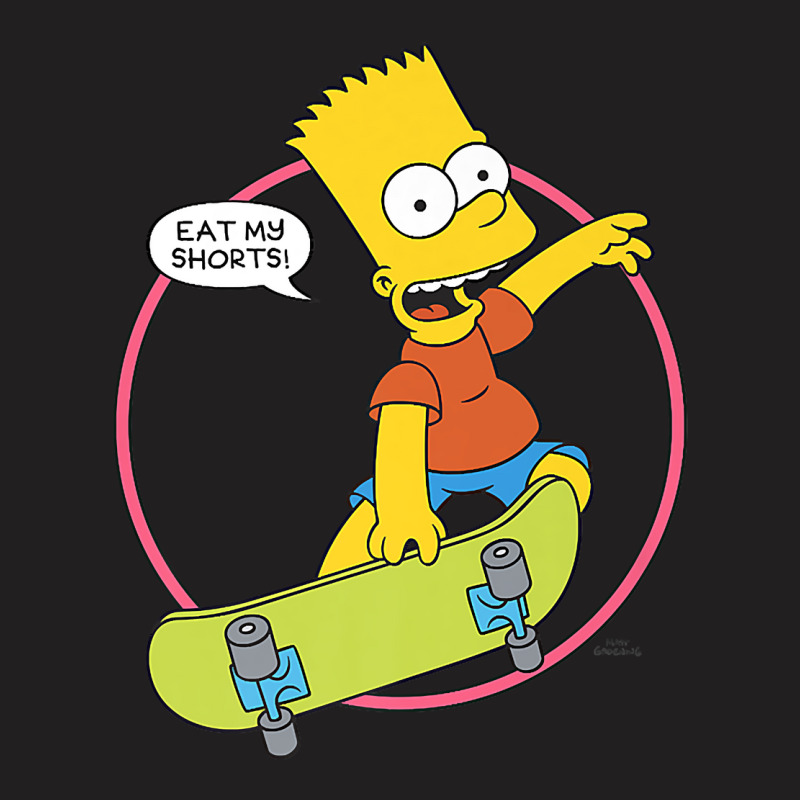 The Simpsons Bart Simpson Eat My Shorts Premium T Shirt T-Shirt by keishawnredner | Artistshot