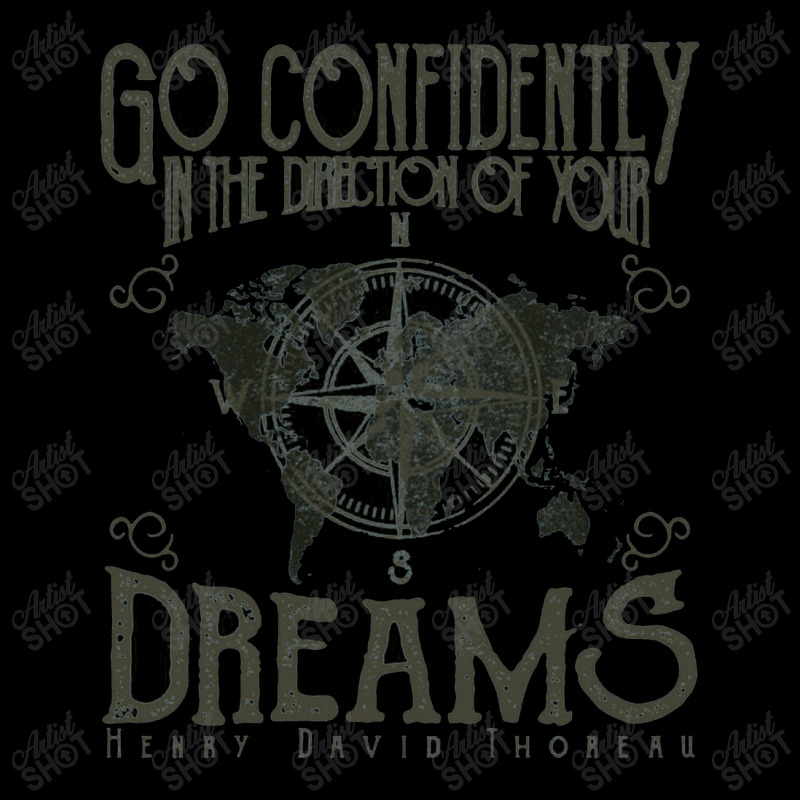 Go Confidently In The Direction Of Your Dreams, Vintage Retro Design Toddler Sweatshirt | Artistshot