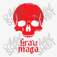 Distressed Krav Maga Skull Ladies Fitted T-shirt | Artistshot