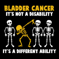 Bladder Cancer T  Shirt Bladder Cancer Awareness It's Not A Disability Zipper Hoodie | Artistshot