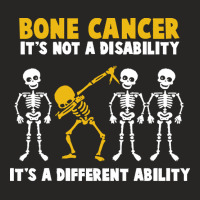 Bone Cancer Awareness T  Shirt Bone Cancer Awareness It's Not A Disabi Ladies Fitted T-shirt | Artistshot