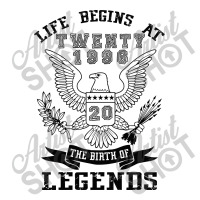 Life Begins At Twenty 1996 The Birth Of Legends Unisex Hoodie | Artistshot