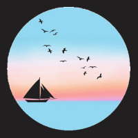 Sailboat T  Shirt Sailing Into The Sunset T  Shirt T-shirt | Artistshot