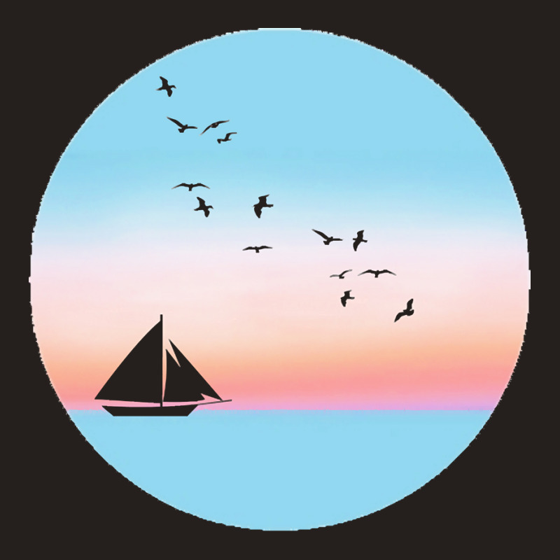 Sailboat T  Shirt Sailing Into The Sunset T  Shirt Tank Top | Artistshot