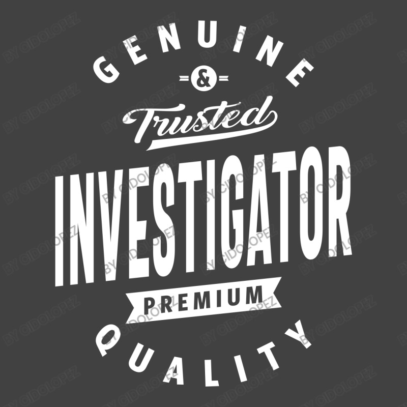 Investigator Shirt Job Title Gift Vintage T-Shirt by cidolopez | Artistshot