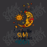 Live By The Sun Love By The Moon Vintage Hoodie And Short Set | Artistshot