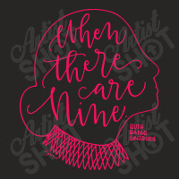 Rgb When There Are Nine Typography Ladies Fitted T-shirt | Artistshot