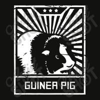 Guinea Pig Propaganda Poster Scorecard Crop Tee | Artistshot