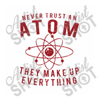 Never Trust An Atom   They Make Up Everything, Vintage Retro Design Crop Top | Artistshot