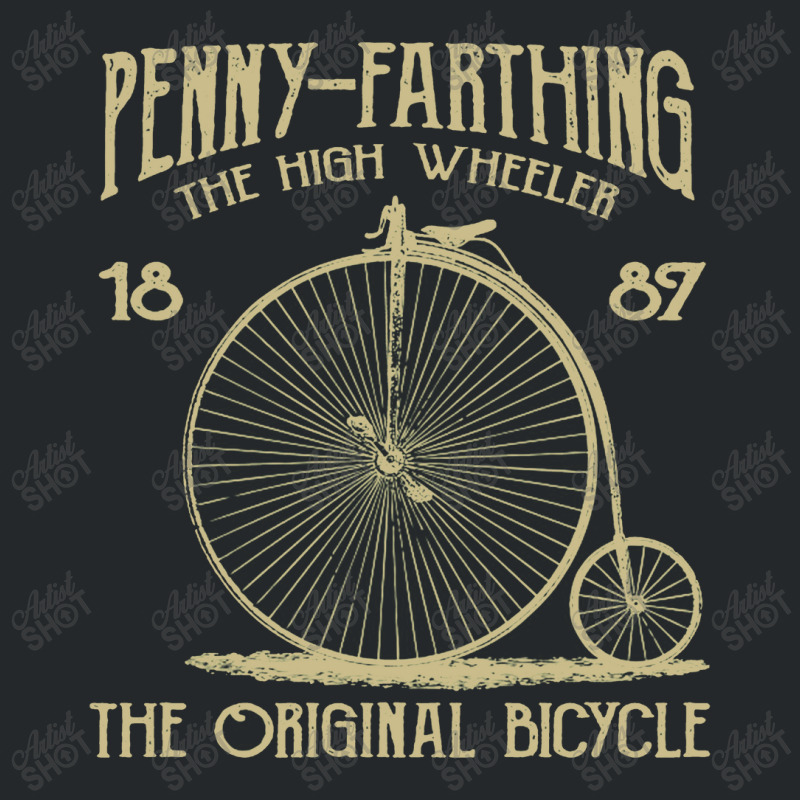 Penny Farthing   The Original Bicycle, Vintage Retro Crewneck Sweatshirt | Artistshot