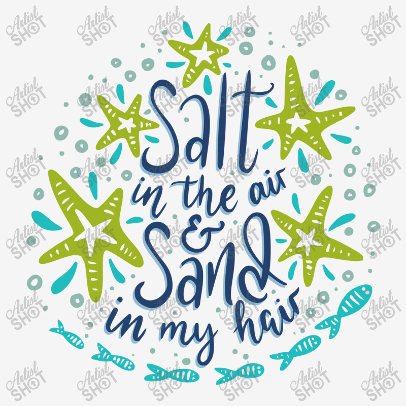 Salt In The Air & Sand In My Hair, Summer Design Baby Bibs | Artistshot