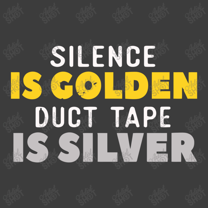 Silence Is Golden Duct Tape Is Silver Men's Polo Shirt | Artistshot