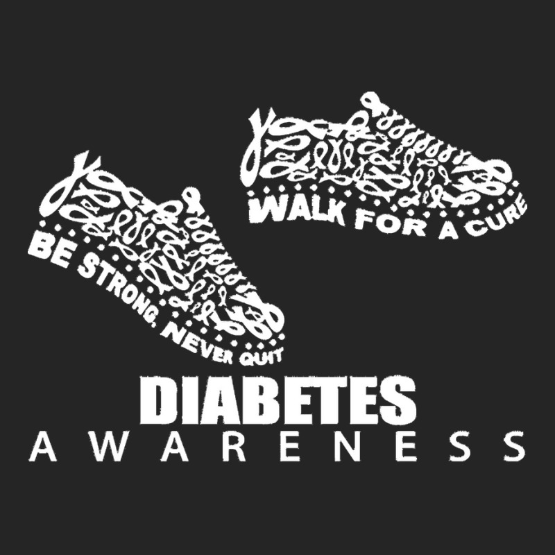 Diabetes Awareness T  Shirt Diabetes Awareness Shoes Ribbon Walk For A Unisex Hoodie by rico96716 | Artistshot