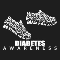 Diabetes Awareness T  Shirt Diabetes Awareness Shoes Ribbon Walk For A Classic T-shirt | Artistshot