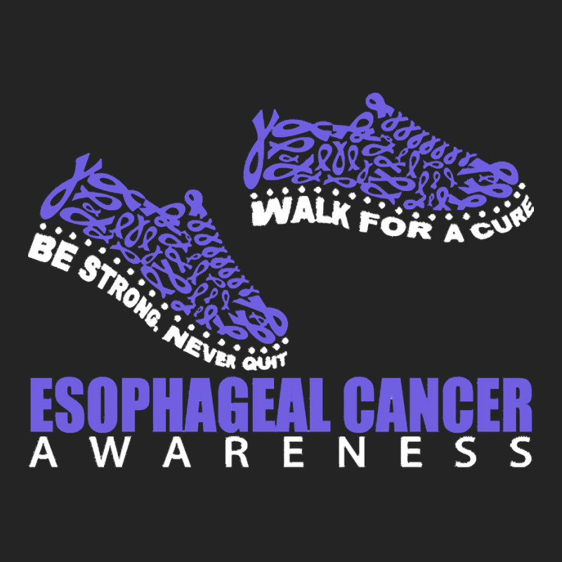 Esophageal Cancer Awareness T  Shirt Esophageal Cancer Awareness Shoes 3/4 Sleeve Shirt by rico96716 | Artistshot