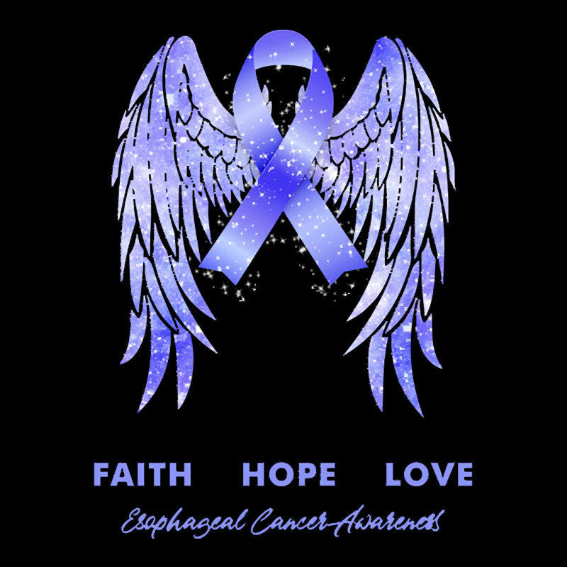 Esophageal Cancer T Shirtfaith Hope Love Esophageal Cancer Awareness W Adjustable Cap by rico96716 | Artistshot