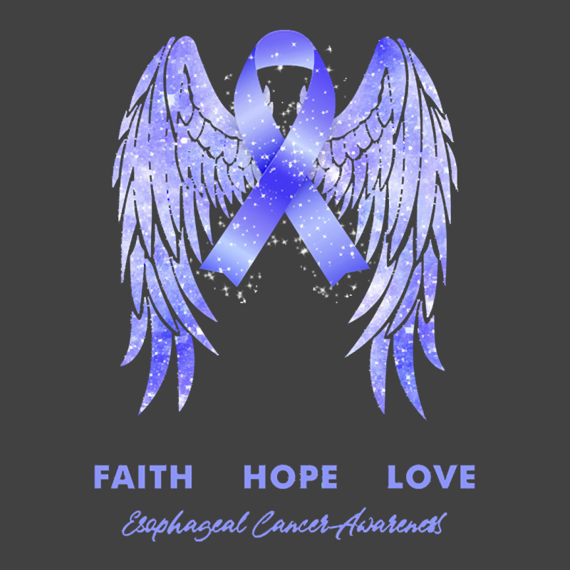 Esophageal Cancer T Shirtfaith Hope Love Esophageal Cancer Awareness W Vintage T-Shirt by rico96716 | Artistshot