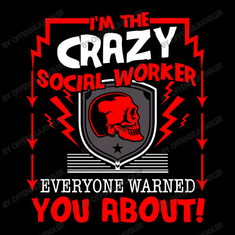 Social Worker Profession Job Title Gift557 Cropped Hoodie by offensejuggler | Artistshot