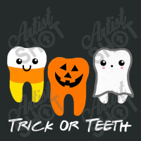 Trick Or Teeth Cute Dental Halloween Women's Triblend Scoop T-shirt | Artistshot