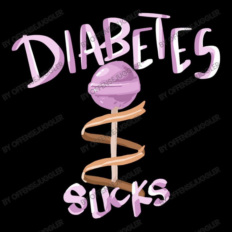 Diabetes Diabetic Sucks With Lollipop For Diabetes Type 1 And Diabetes Cropped Hoodie by offensejuggler | Artistshot