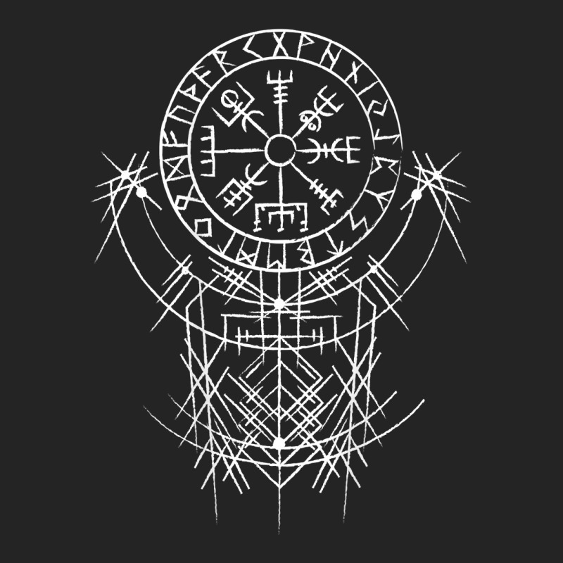 Vegvísir Viking Compass (on Back)   Vegvisir Vikings T Shirt 3/4 Sleeve Shirt by kadejahdomenick | Artistshot