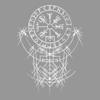 Vegvísir Viking Compass (on Back)   Vegvisir Vikings T Shirt Women's V-neck T-shirt | Artistshot