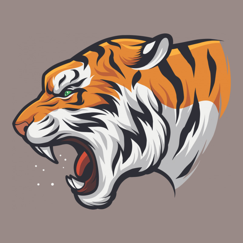 Tiger Head Vector Vintage T-shirt | Artistshot