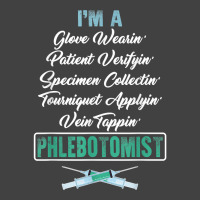 Phlebotomist Glove Wearing Patient Vein Tapping Phlebotomy T Shirt Vintage T-shirt | Artistshot