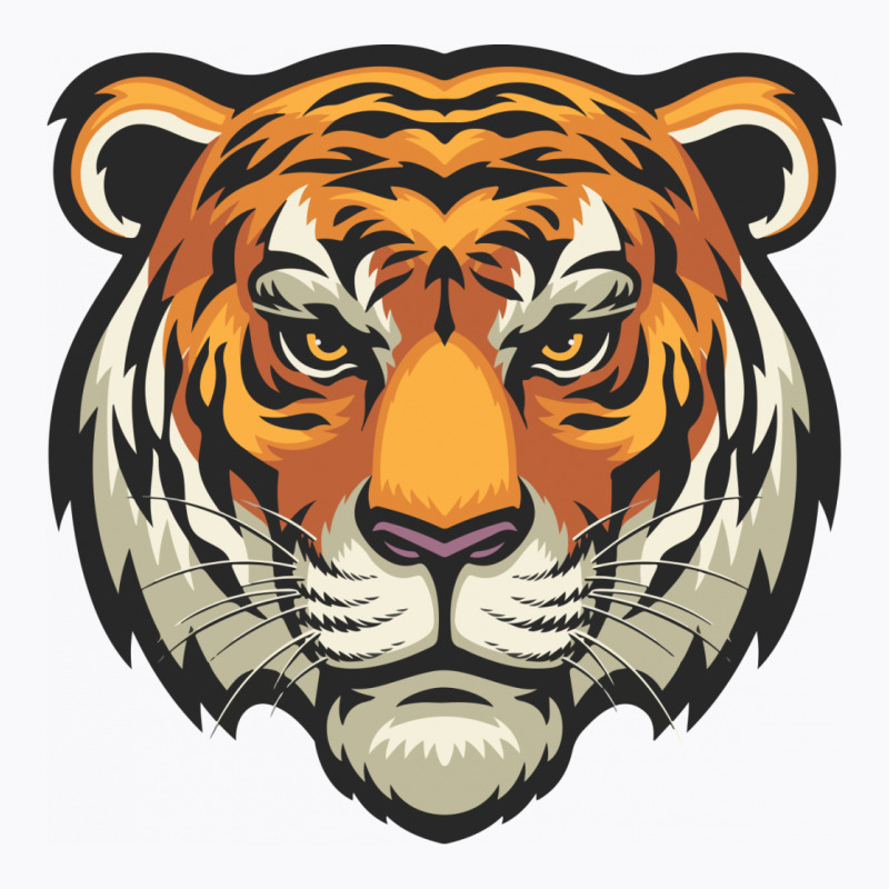 Tiger Head Vector T-shirt | Artistshot