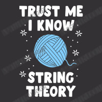 Crocheting Yarn Funny Sewing For Women Trust Me I Know String Theory 4 Vintage Short | Artistshot