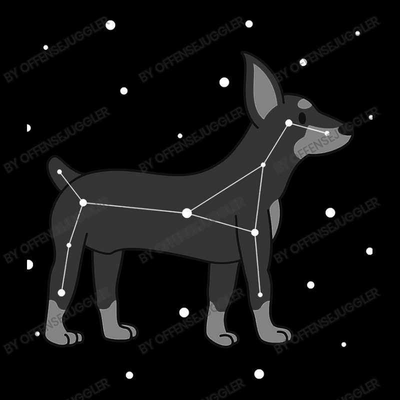 Dog Miniature Pinscher Constellation Puppy Animal Pocket T-shirt | Artistshot