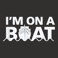 Sailing I'm On A Boat T Shirt Blue Water Sea Champion Hoodie | Artistshot