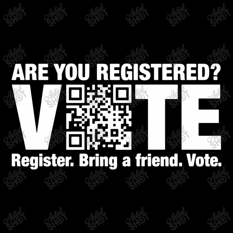 Vote Qr Code Vote.org Election Unisex Jogger | Artistshot