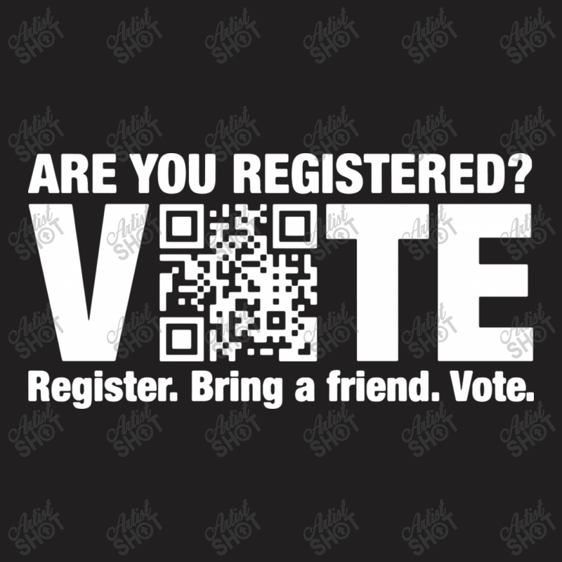 Vote Qr Code Vote.org Election T-shirt | Artistshot