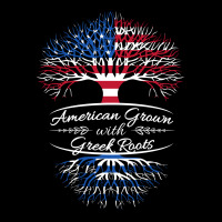 American Grown With Greek Roots Zipper Hoodie | Artistshot