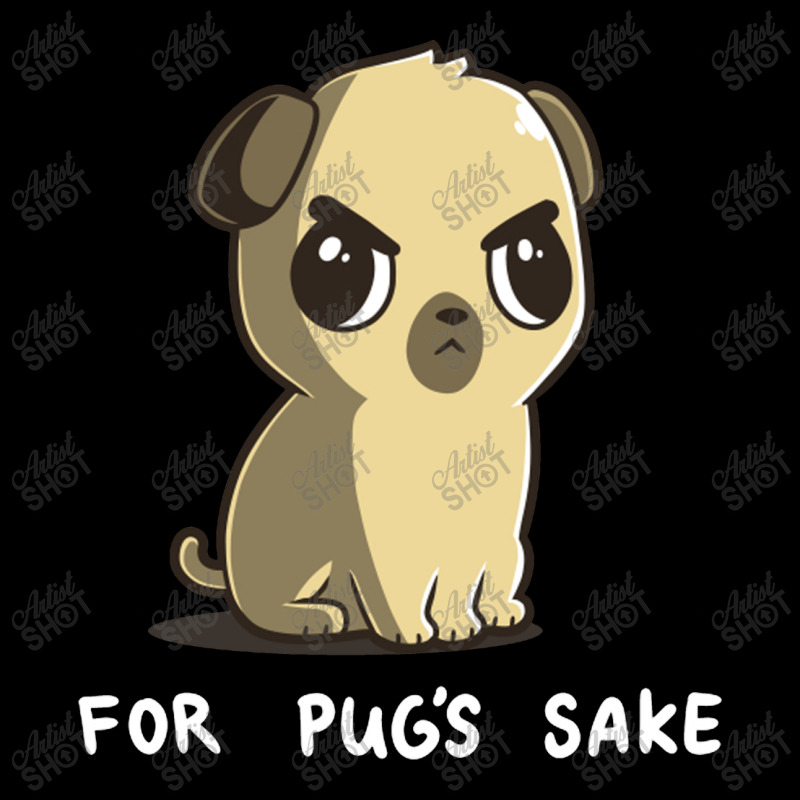 For Pug's Sake Cropped Sweater by chrisnom | Artistshot