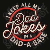 Dad Jokes Programmer I Keep All My Dad Jokes In A Database Scorecard Crop Tee | Artistshot