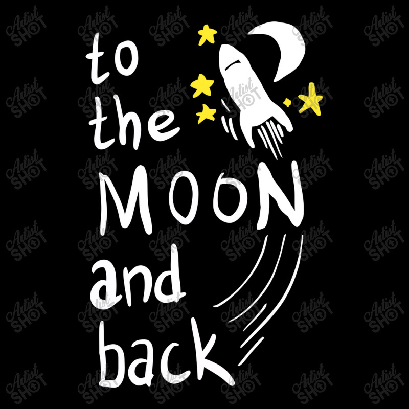 To The Moon And Back   Moon And Back Zipper Hoodie | Artistshot