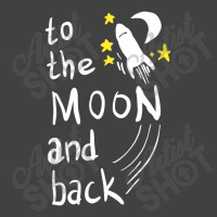 To The Moon And Back   Moon And Back Vintage T-shirt | Artistshot